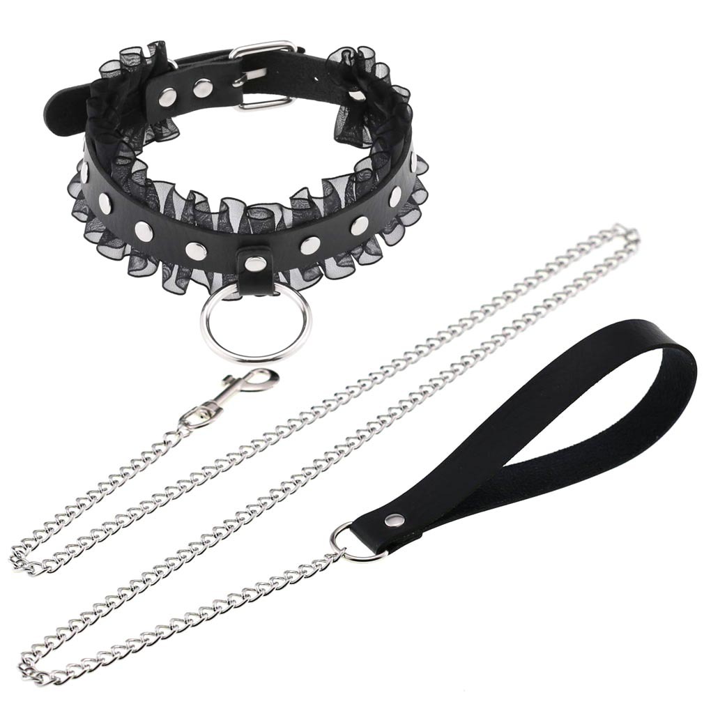 Goth Punk Spike Choker - Sexy Kant Spiked Choker Punk Collar