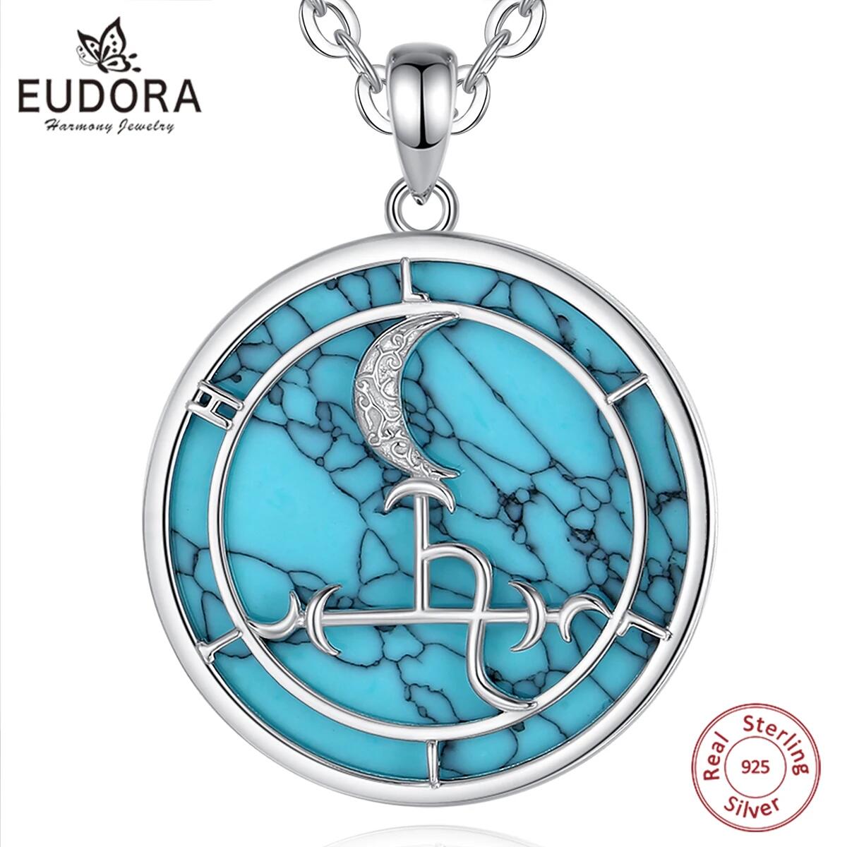 925 Sterling Silver Chain Necklace Men - Eudora 925 Sterling Zilver Lilith Moon