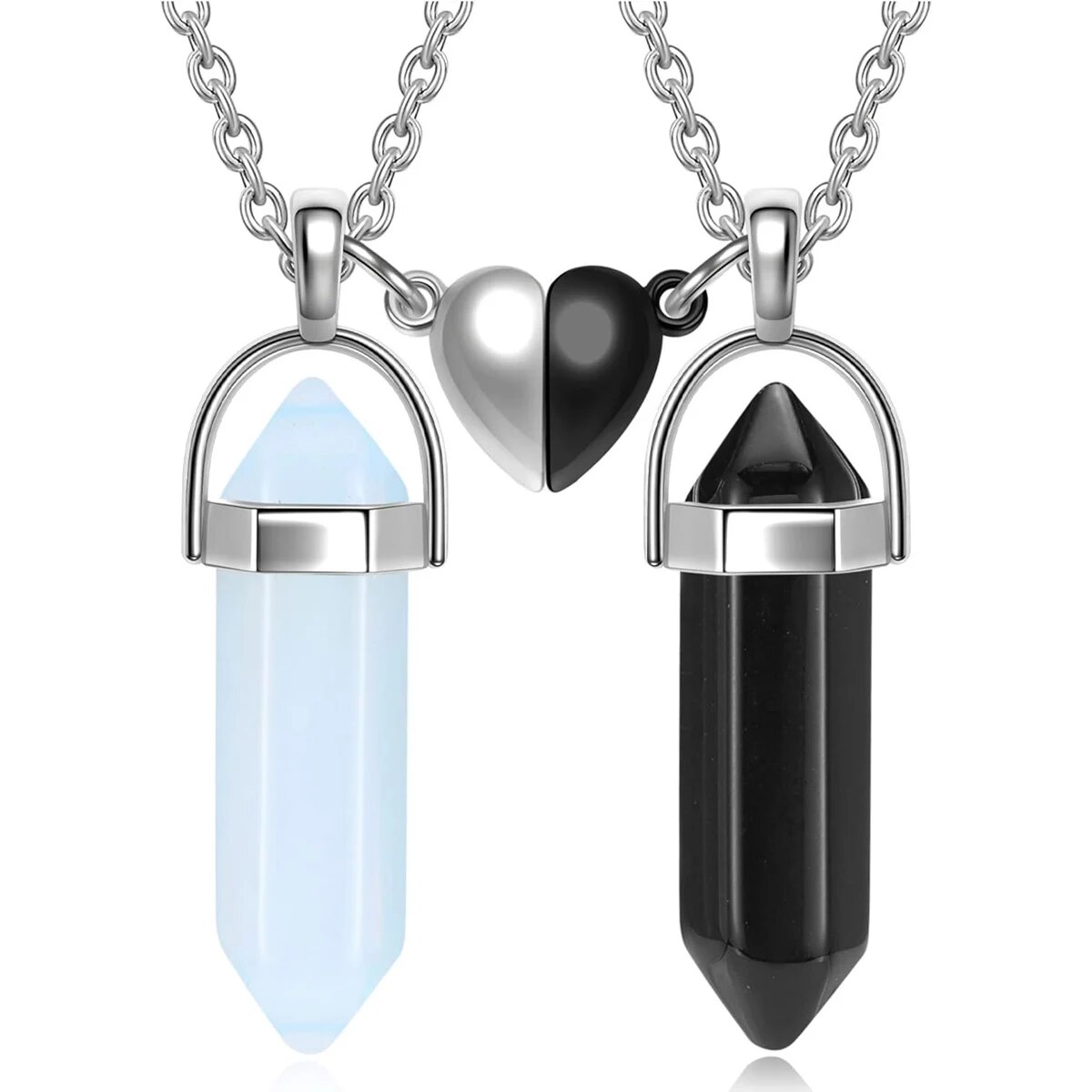Magnetic Couple Matching Necklaces - Kristallen vriendschapskettingen voor koppels, dames en