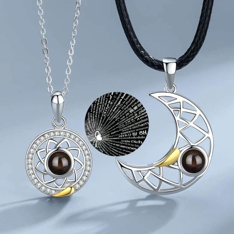 Magnetic Couple Matching Necklaces - 1 paar magnetische paar bijpassende ketting