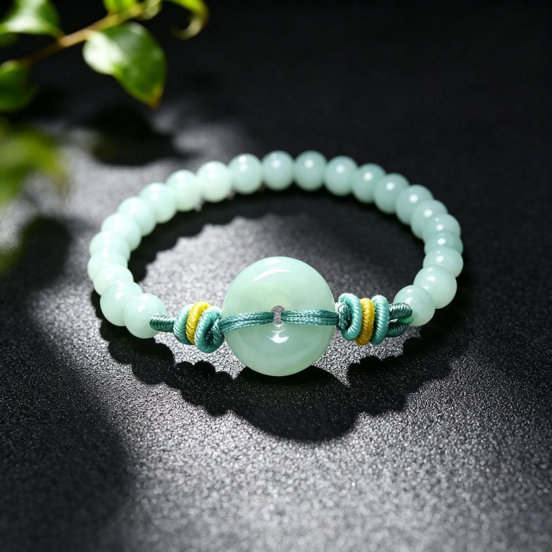 Bracelets - Natuurlijke Echte Smaragd Blauw Water Vredesgesp