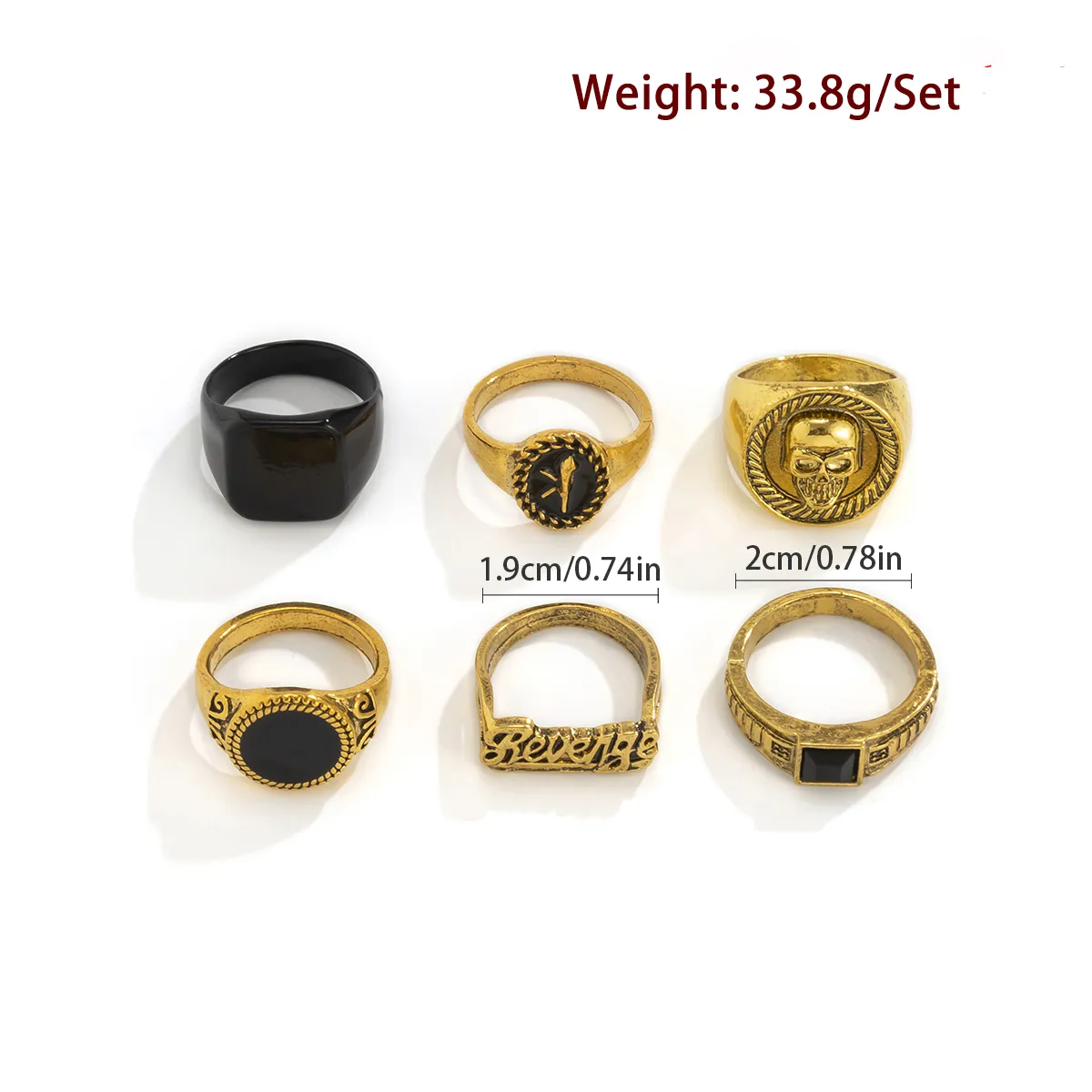 6 Stks/set Gothic Vintage Skel - Vintage Punk Knuckle Rings Set recensie en prijs