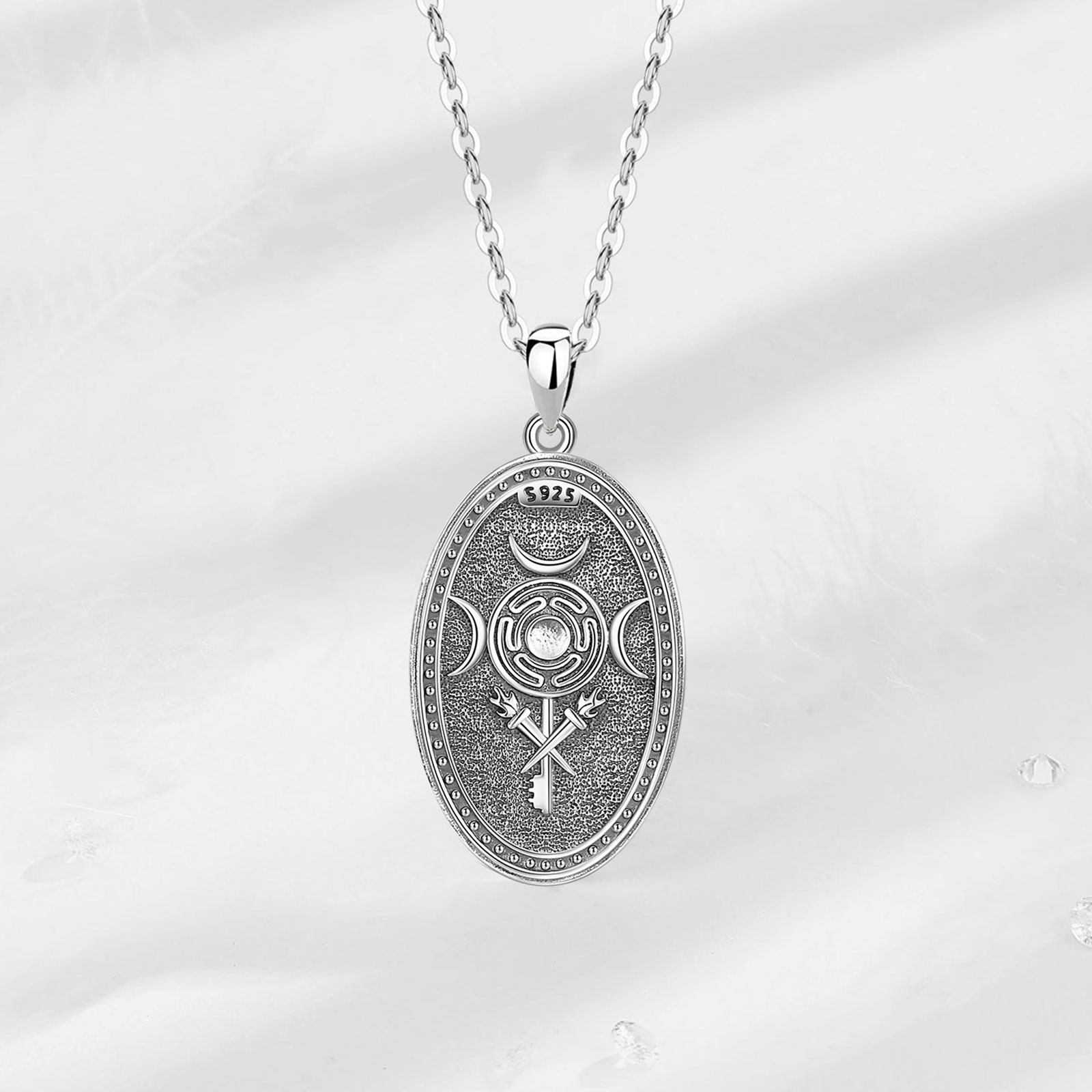 Eudora 925 Sterling Zilver Tri - 925 Sterling Silver Chain Necklace Men recensie en prijs