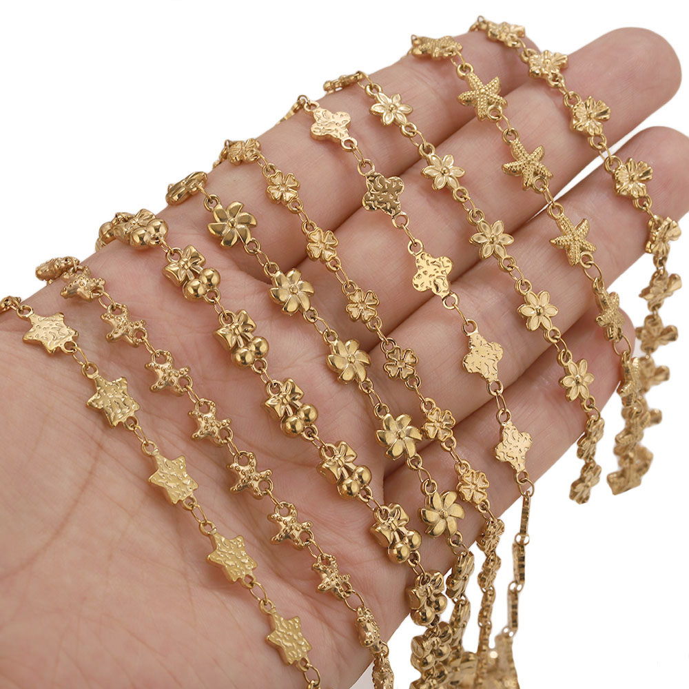 1 meter roestvrijstalen bloems - Body Jewelry recensie en prijs