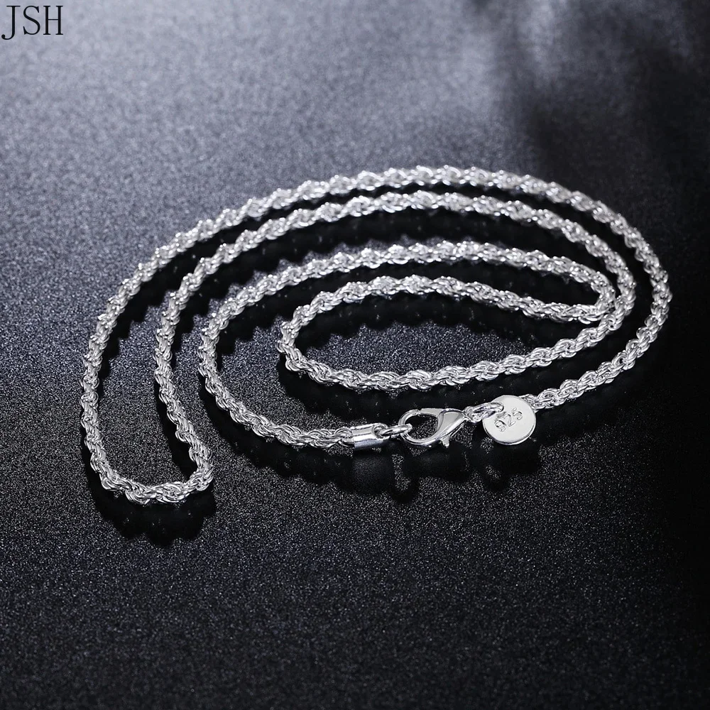 40-60 cm groothandel 925 Sterl - 925 Sterling Silver Chain Necklace Men recensie en prijs