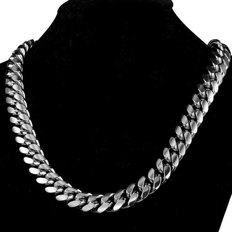 316l Roestvrij Staal Miami Cur - Cuban Link Chain 12Mm recensie en prijs