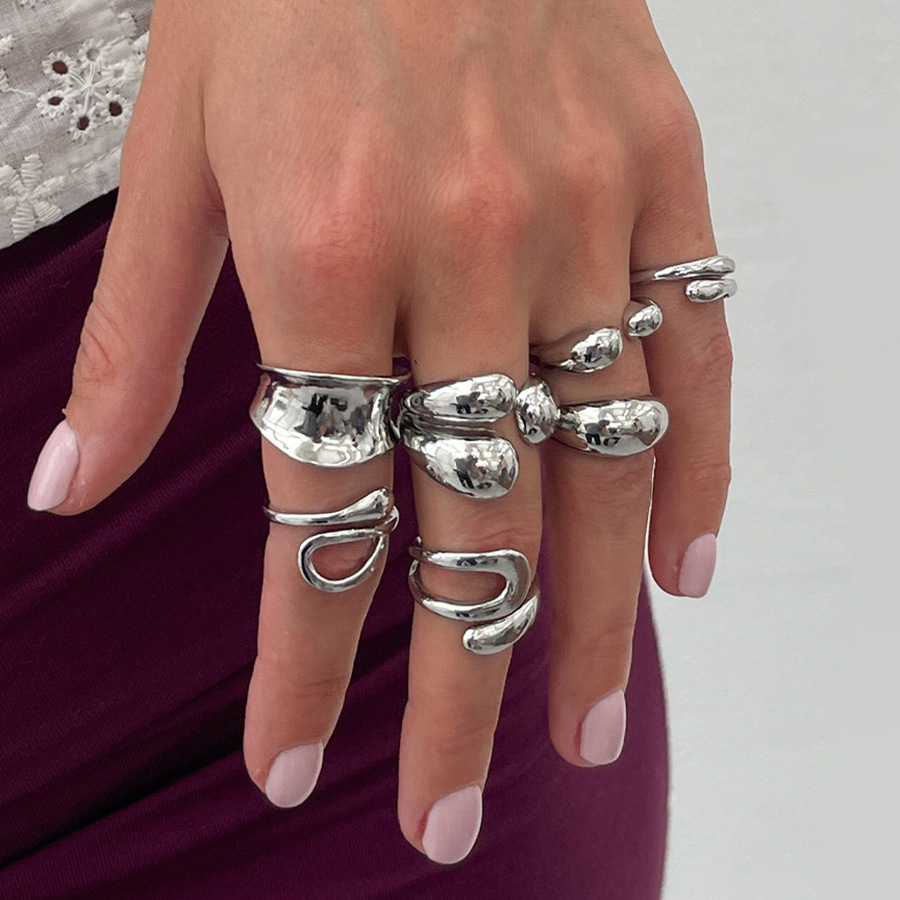 DIEZI Een Set Mode Holle Geome - Vintage Punk Knuckle Rings Set recensie en prijs