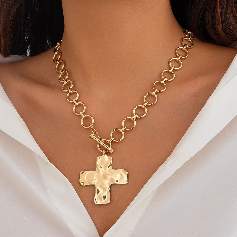 Hete aanbieding: Gouden gelaag - Cross Pendant Necklace Gold recensie en prijs
