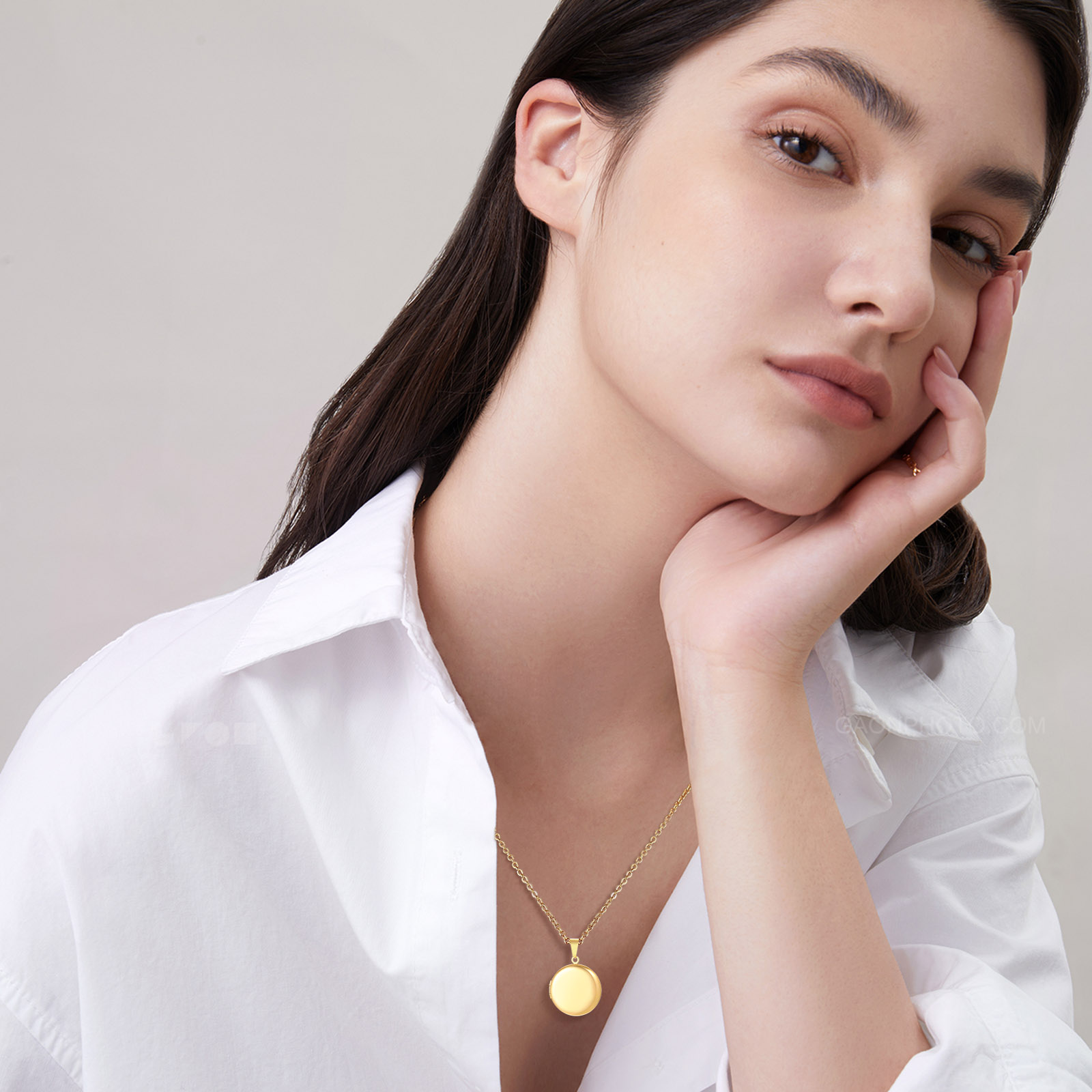 Gratis gravure initialen hart  - Heart Locket Necklace Photo recensie en prijs