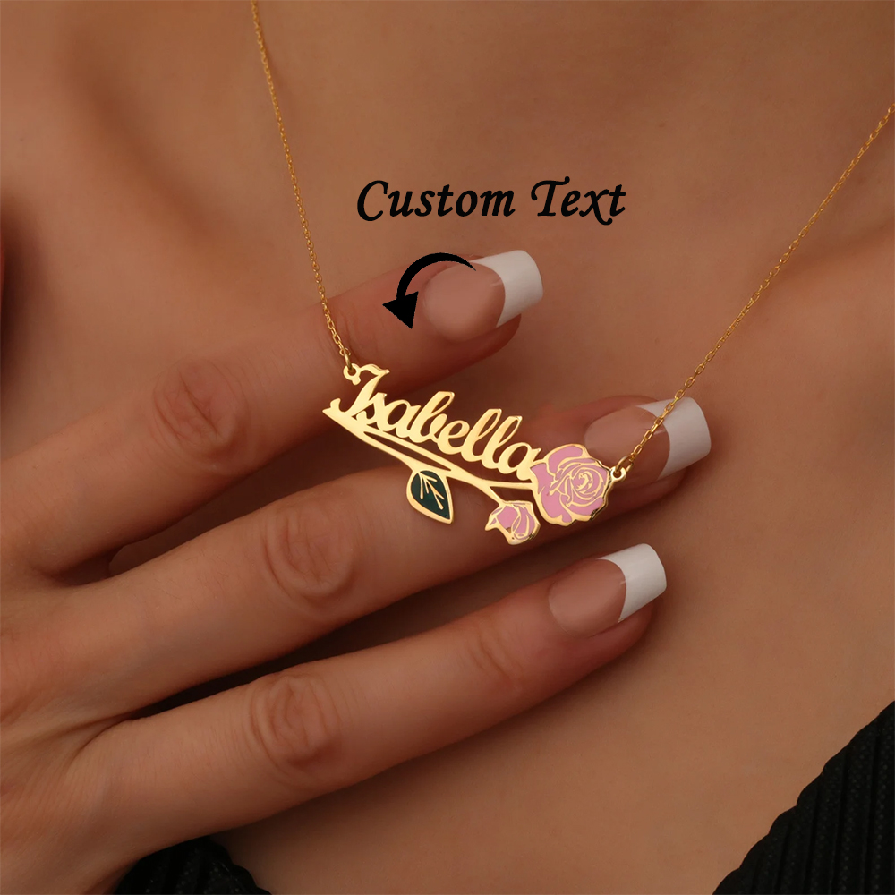Gepersonaliseerde kleurrijke g - Custom Name Necklace Stainless Steel recensie en prijs