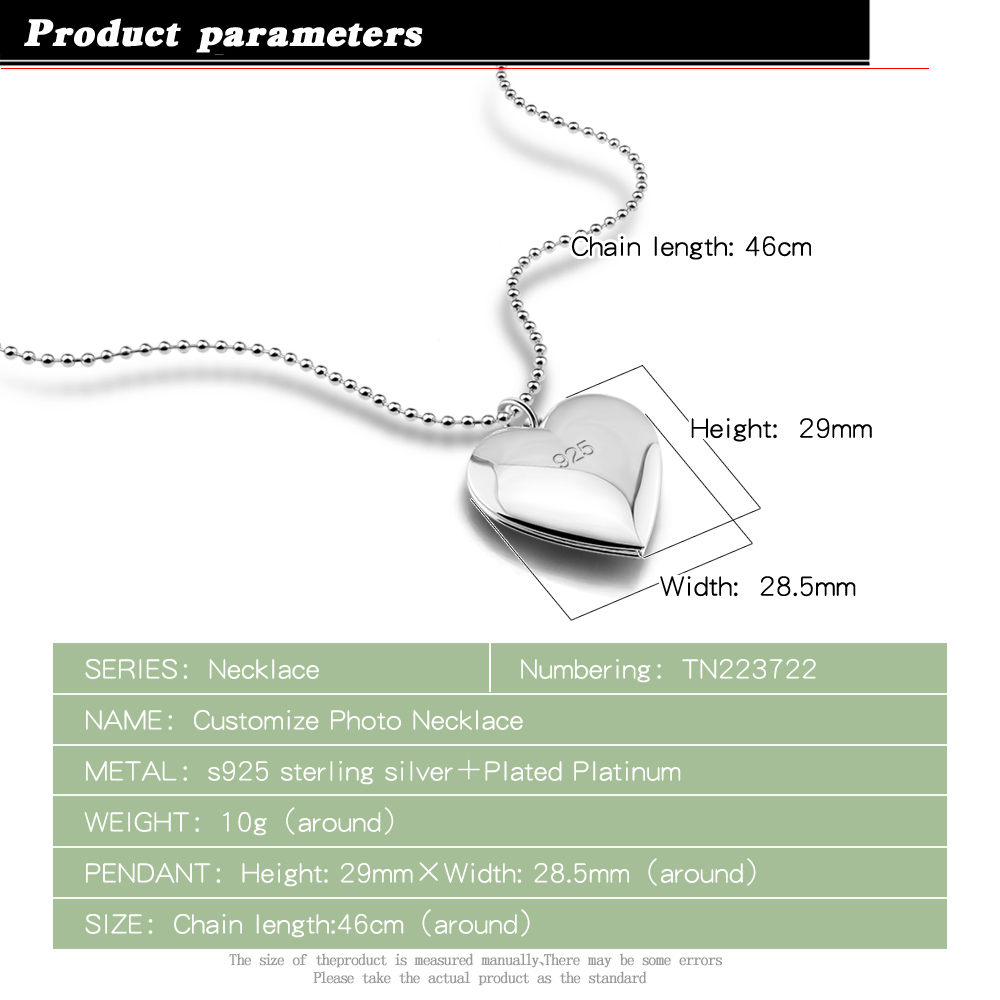Eeuwige Liefde Hart Choker 925 - Heart Locket Necklace Photo recensie en prijs