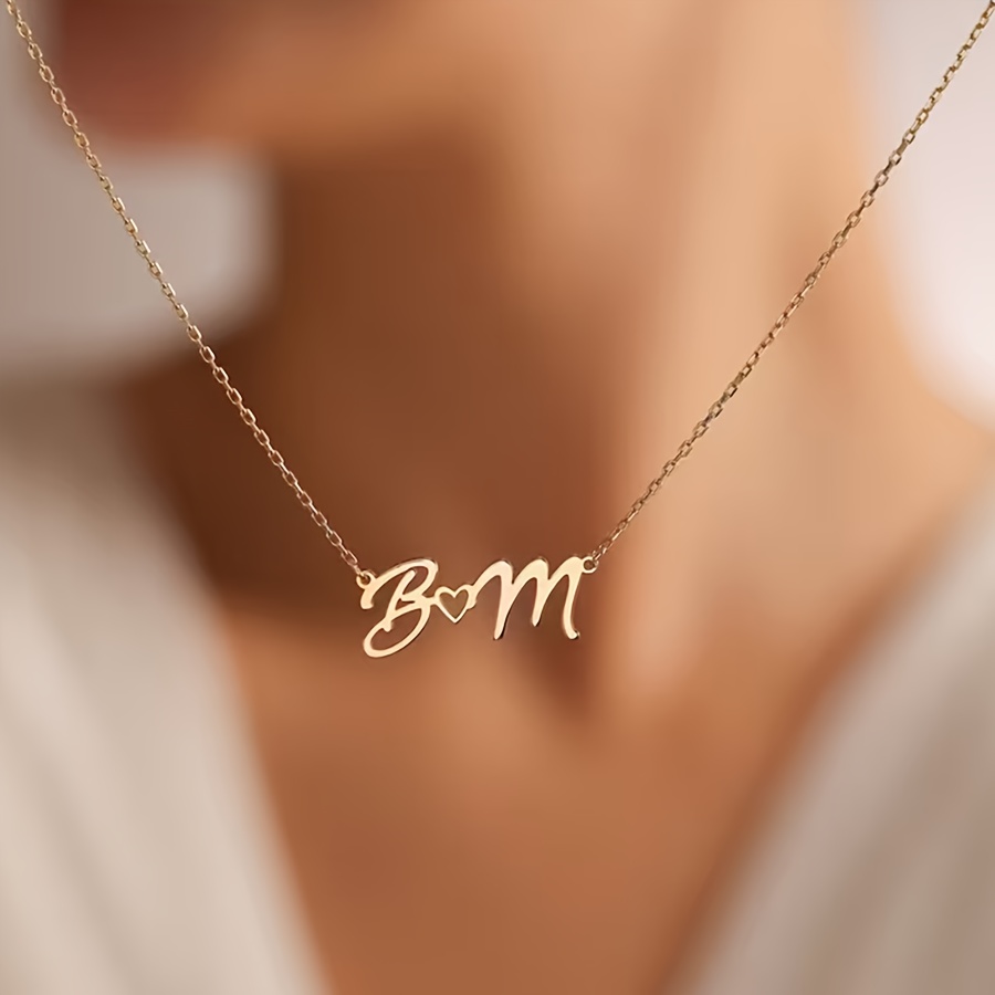 Aangepaste naam kettingen voor - Custom Name Necklace Stainless Steel recensie en prijs