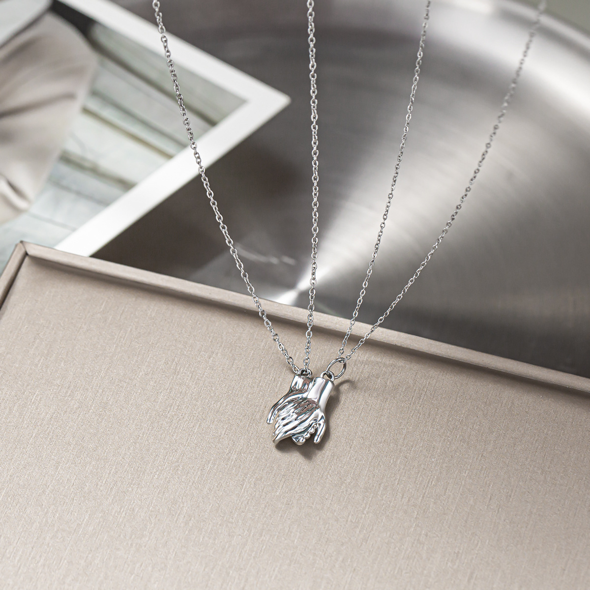 2 stks/set paar bijpassende ke - Magnetic Couple Matching Necklaces recensie en prijs