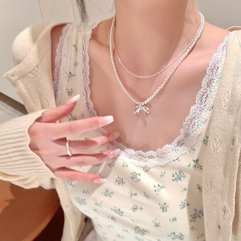 Mode Vintage Strik Hanger Pare - Layered Pendant Necklace Aesthetic recensie en prijs