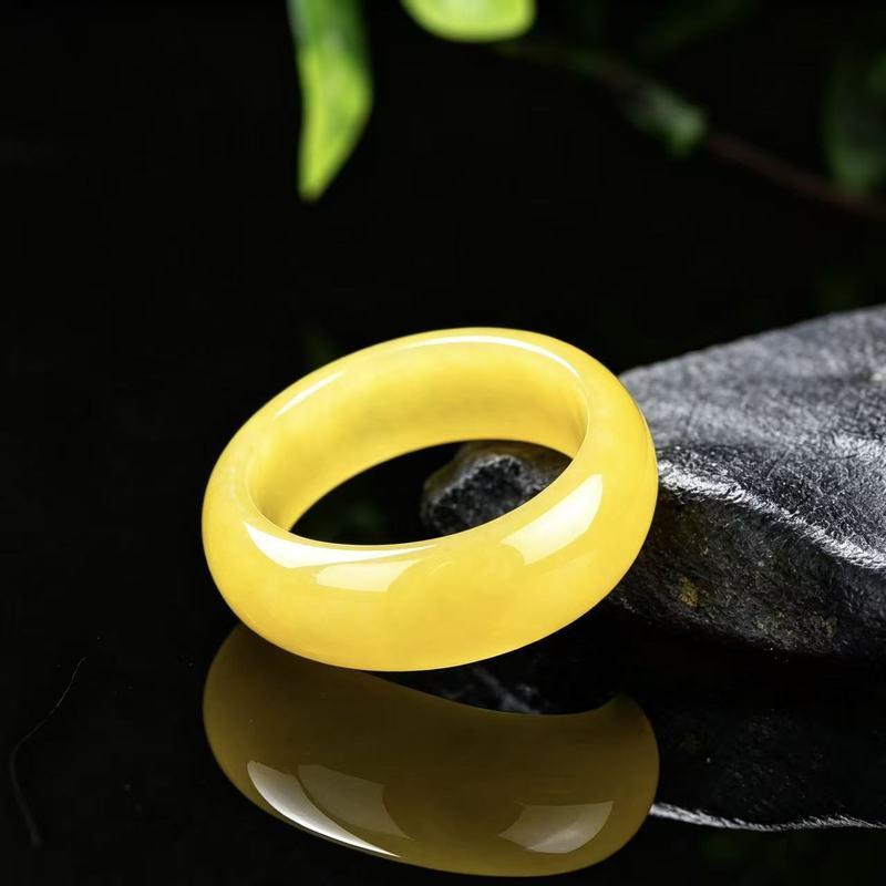 Echte A-klasse jadeietring met - Rings recensie en prijs