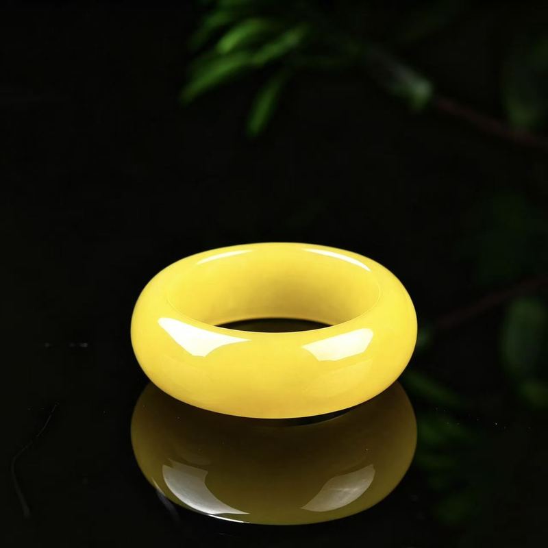 Echte A-klasse jadeietring met - Rings recensie en prijs
