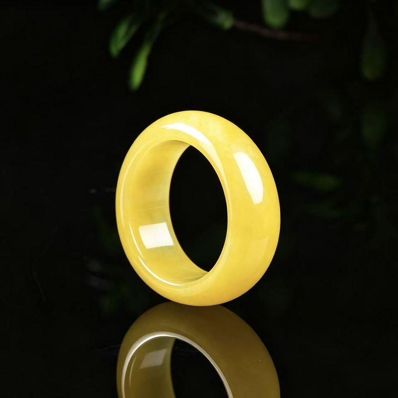 Echte A-klasse jadeietring met - Rings recensie en prijs