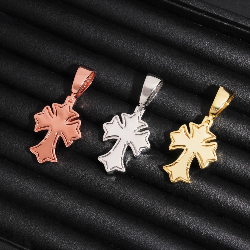 Iced Out Moissanite Gothic Cro - Cross Pendant Necklace Gold recensie en prijs