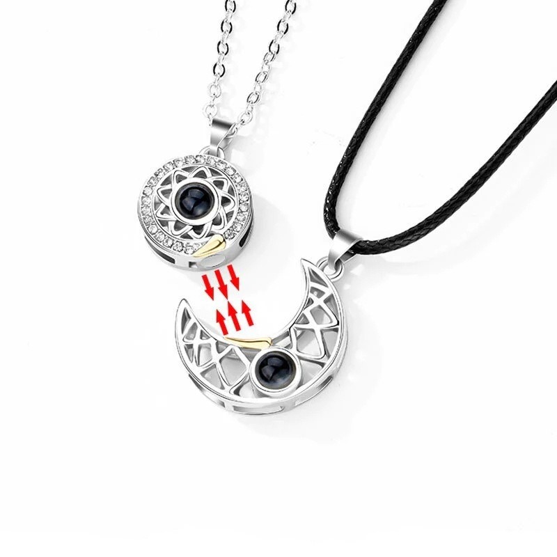 1 paar magnetische paar bijpas - Magnetic Couple Matching Necklaces recensie en prijs