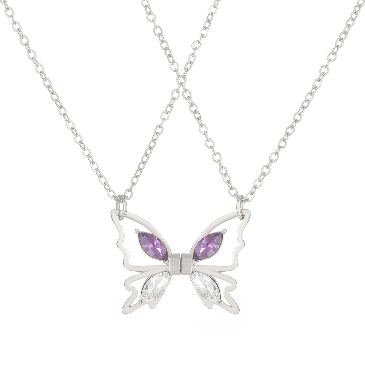 Lover BFF magnetische vlinderk - Magnetic Couple Matching Necklaces recensie en prijs