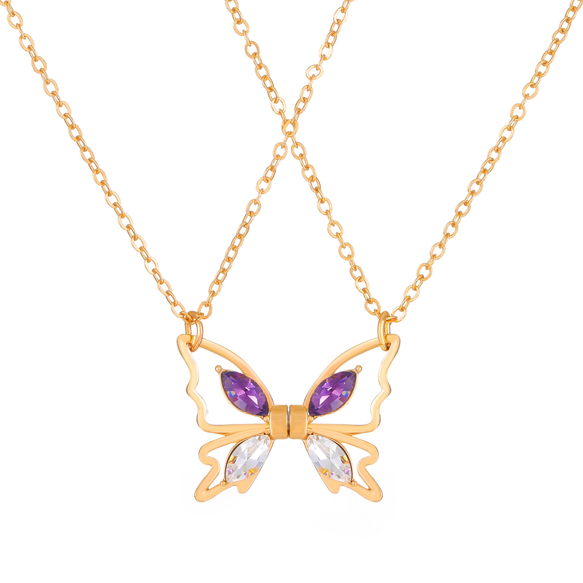 Lover BFF magnetische vlinderk - Magnetic Couple Matching Necklaces recensie en prijs