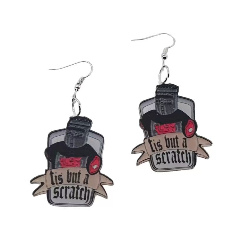 10 STKS acryl zwart-witte oorb - Earrings recensie en prijs