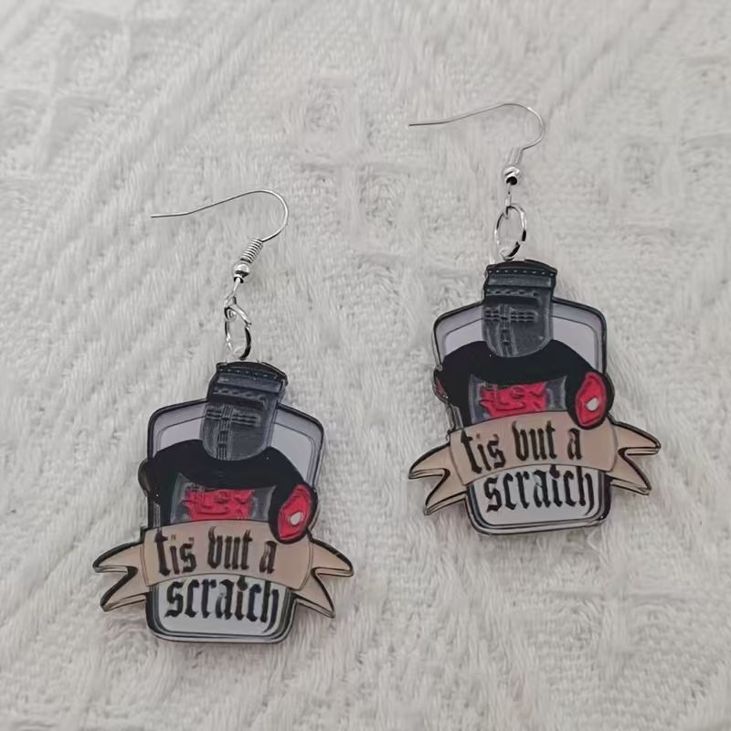 10 STKS acryl zwart-witte oorb - Earrings recensie en prijs