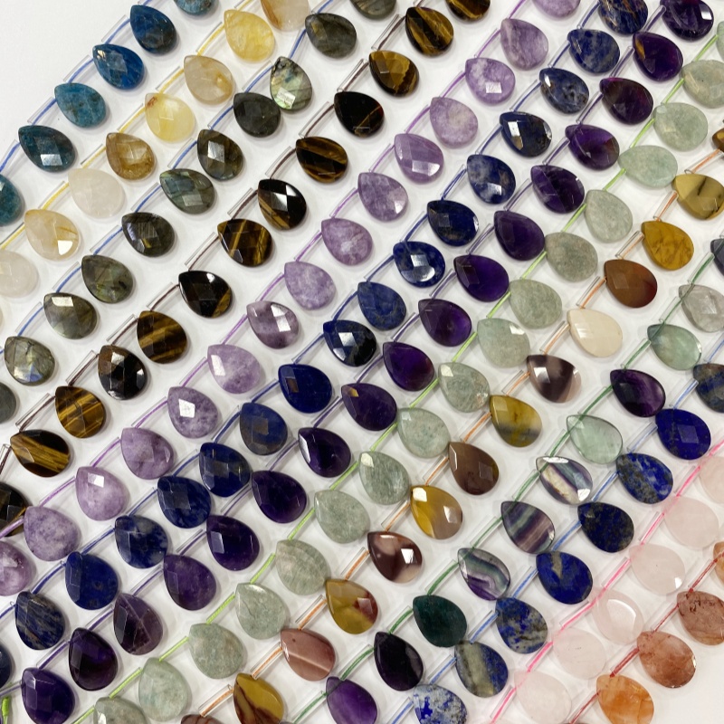 13x18mm Gefacet Teardrop Natuu - Crystal Pendant Necklace Natural Stone recensie en prijs