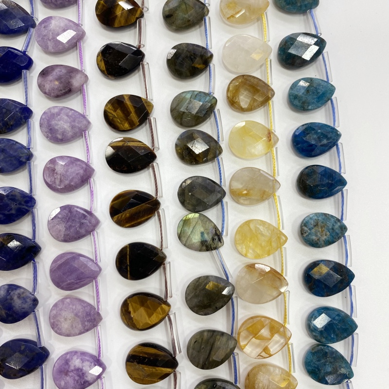 13x18mm Gefacet Teardrop Natuu - Crystal Pendant Necklace Natural Stone recensie en prijs