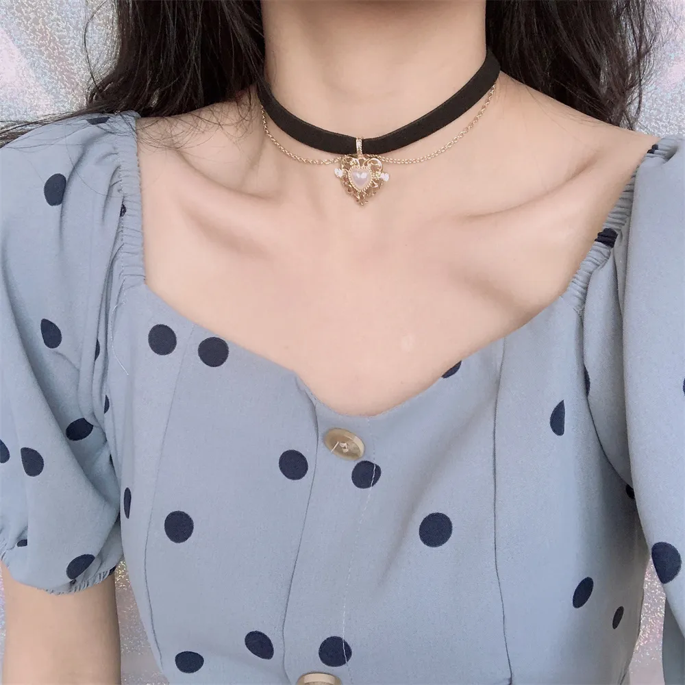 Vintage Fluwelen Ketting Choke - Pearl Choker Necklace Vintage recensie en prijs