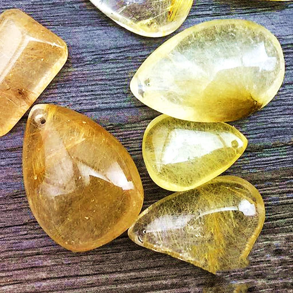 Gouden Rutielkwarts Kristallen - Crystal Pendant Necklace Natural Stone recensie en prijs