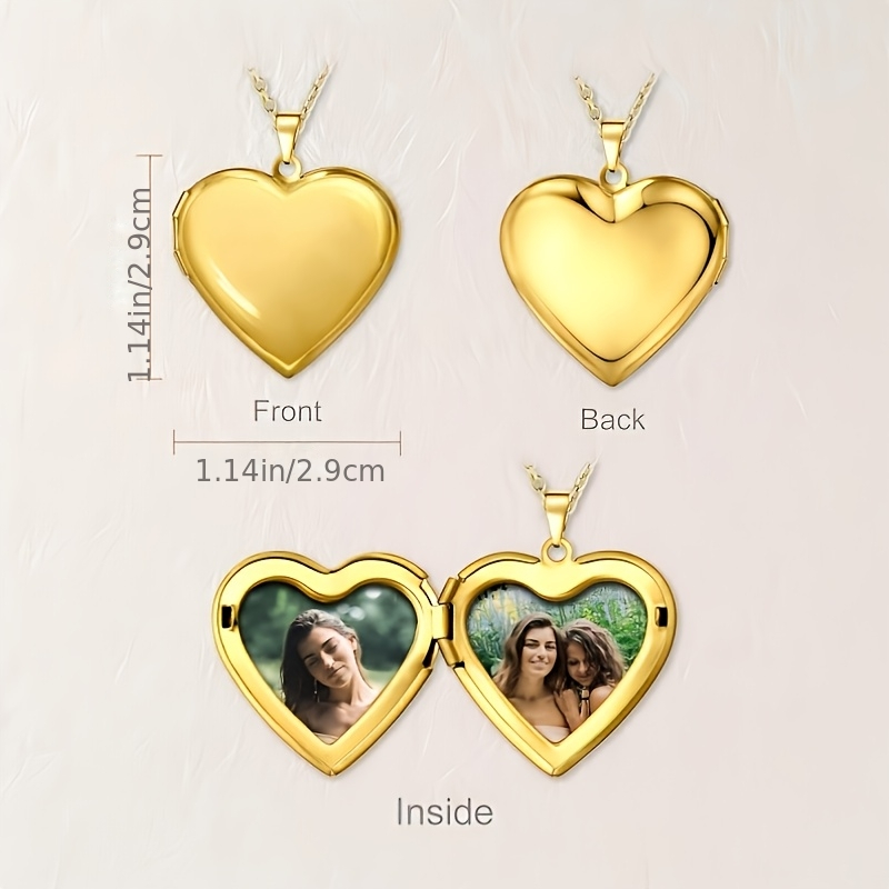 Aangepaste foto hart vintage m - Heart Locket Necklace Photo recensie en prijs