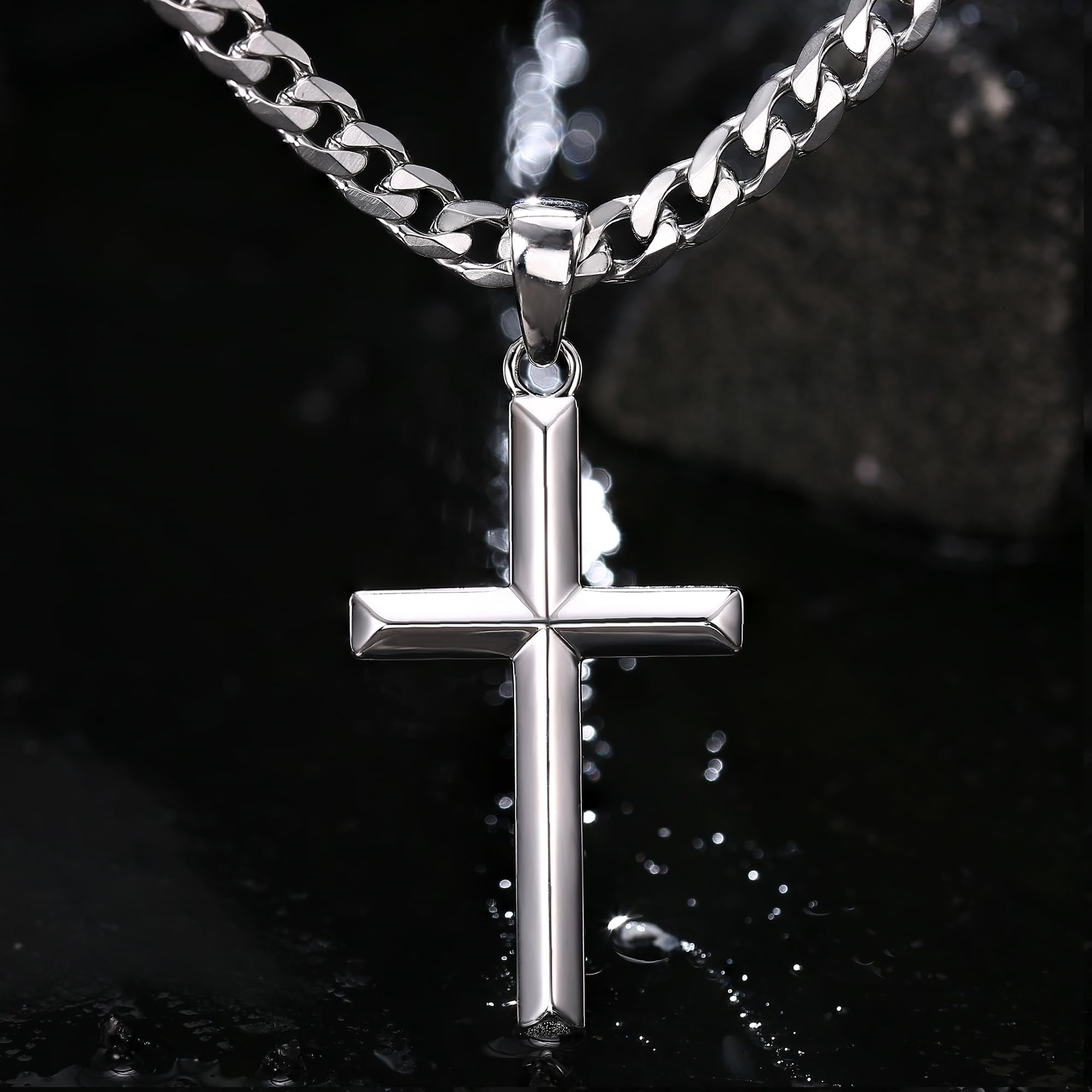 Fansilver 925 sterling zilvere - 925 Sterling Silver Chain Necklace Men recensie en prijs