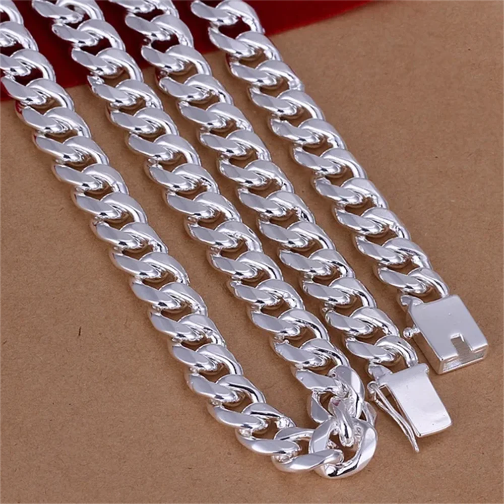 20-24Inch 925 Sterling Zilver  - 925 Sterling Silver Chain Necklace Men recensie en prijs