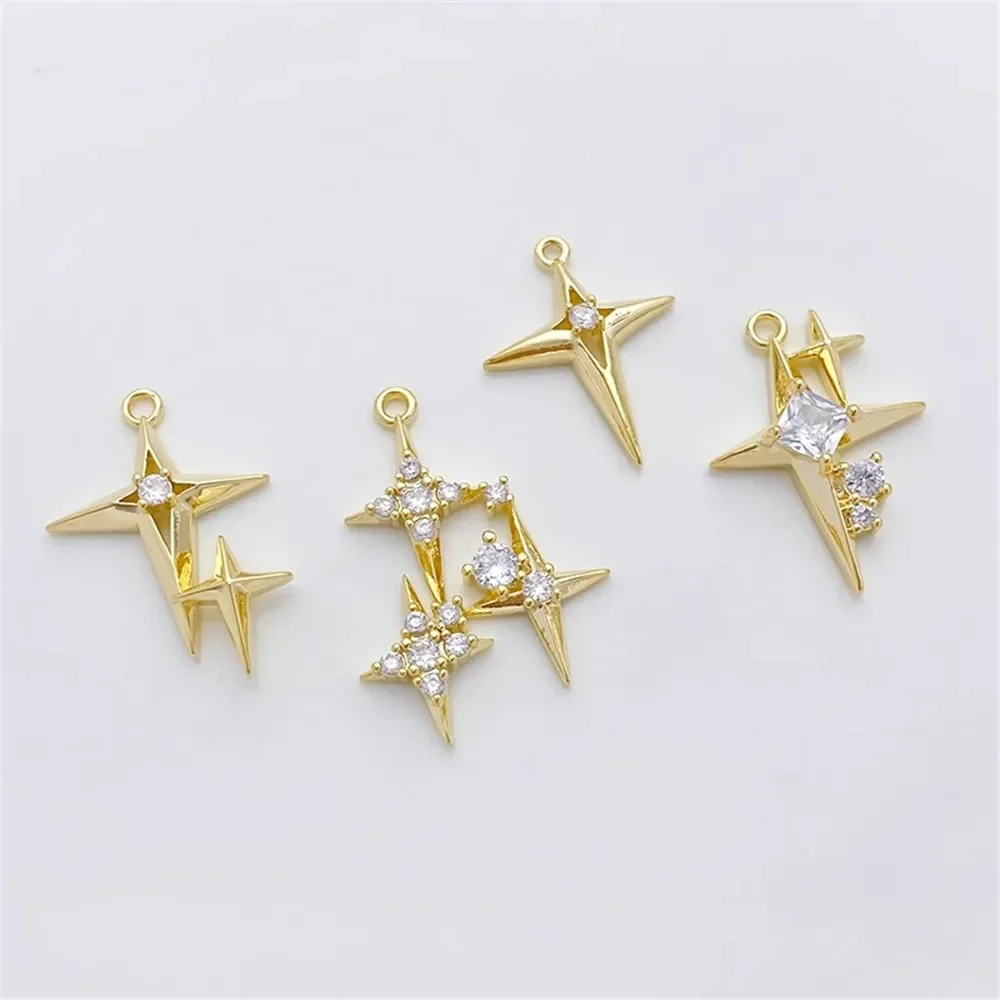 14K Vergulde Micro-ingelegde Z - Cross Pendant Necklace Gold recensie en prijs