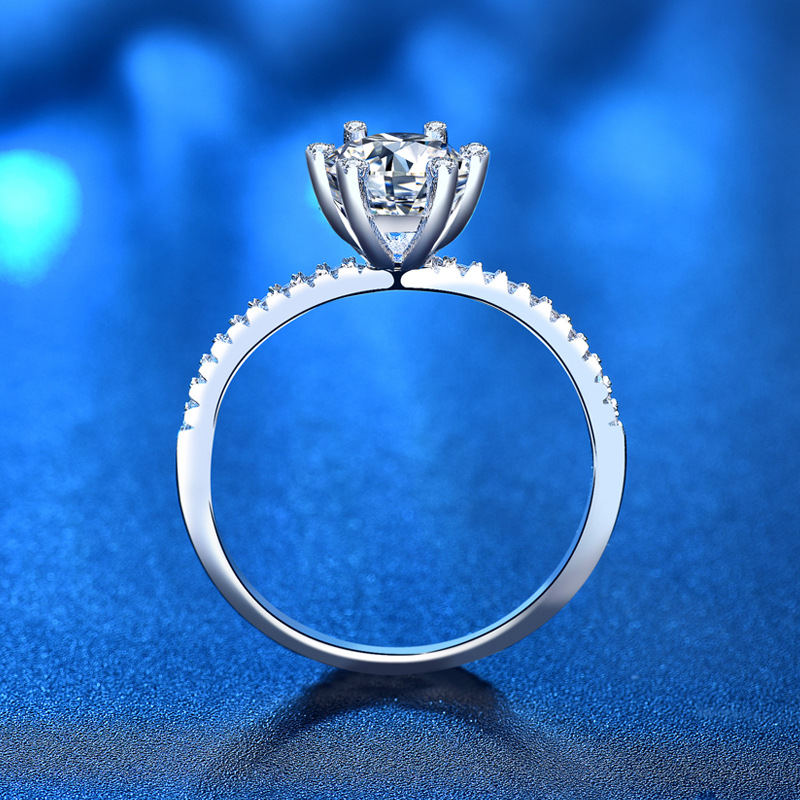 S925 Bruiloft Verloving Moissa - Moissanite Engagement Ring 1 Carat recensie en prijs