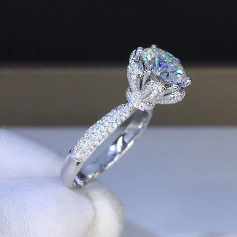 Morganiet ring met VVS1-klasse - Moissanite Engagement Ring 1 Carat recensie en prijs