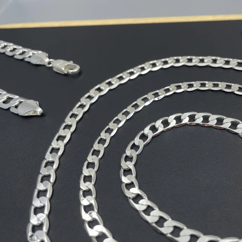 Heren 925 sterling zilveren ke - Cuban Link Chain 12Mm recensie en prijs
