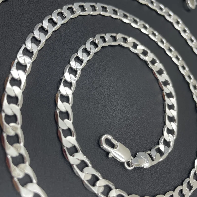 Heren 925 sterling zilveren ke - Cuban Link Chain 12Mm recensie en prijs