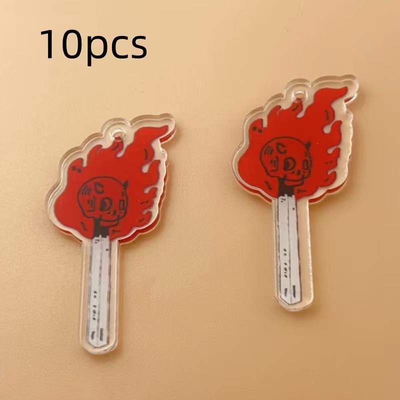 10 stuks acryl schedelhanger,  - Earrings recensie en prijs