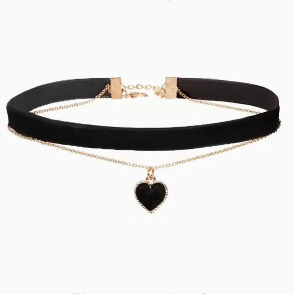 Meerlaagse zwarte perzikvormig - Layered Pendant Necklace Aesthetic recensie en prijs