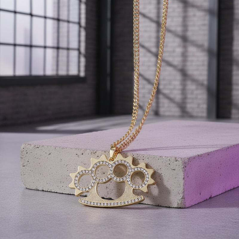 Y2K Punk roestvrijstalen hange - Layered Pendant Necklace Aesthetic recensie en prijs