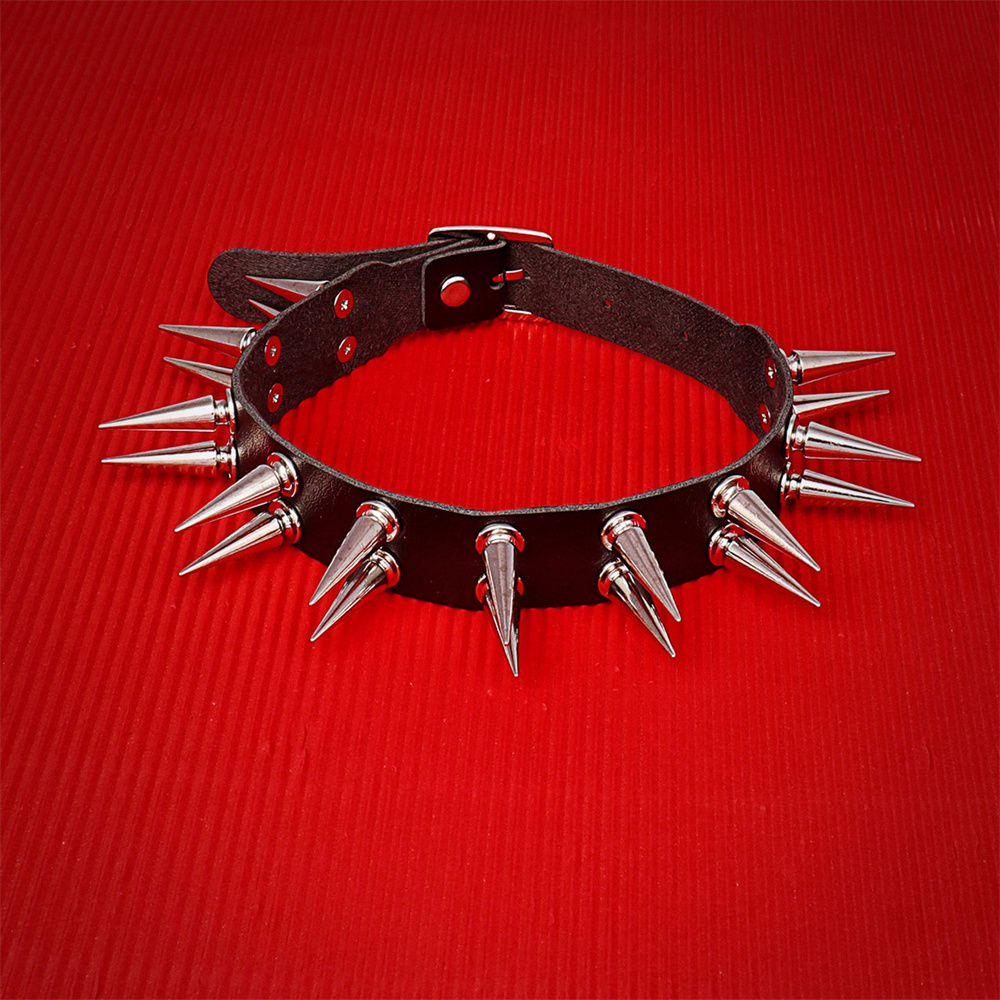 Lange Spiked Choker Kraag Voor - Goth Punk Spike Choker recensie en prijs