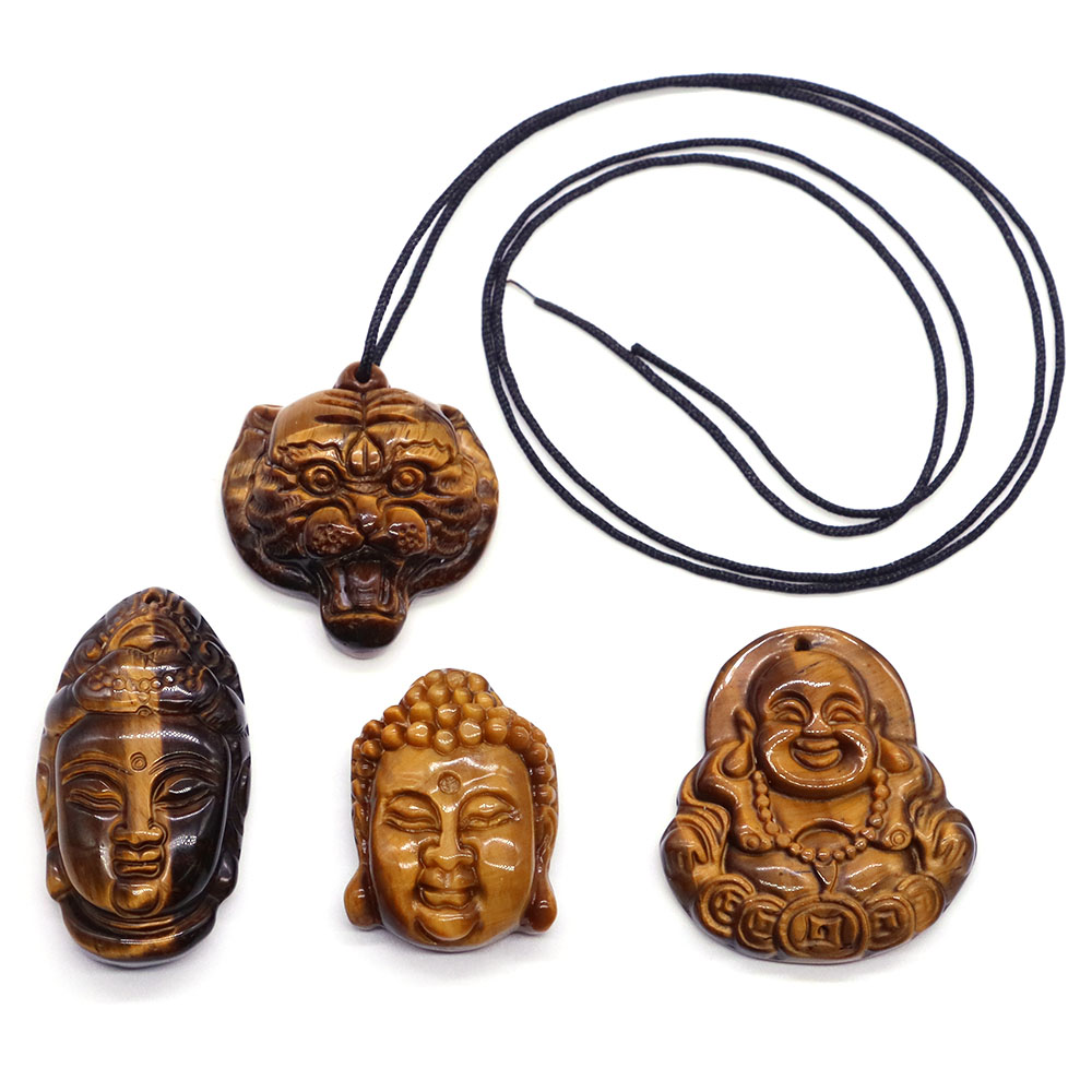 Natuurlijke stenen Tijgeroog R - Crystal Pendant Necklace Natural Stone recensie en prijs