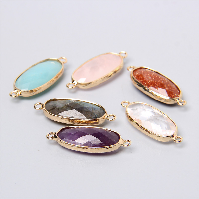 2 stuks 10X26mm Natuurlijke Du - Crystal Pendant Necklace Natural Stone recensie en prijs