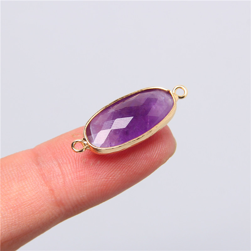 2 stuks 10X26mm Natuurlijke Du - Crystal Pendant Necklace Natural Stone recensie en prijs