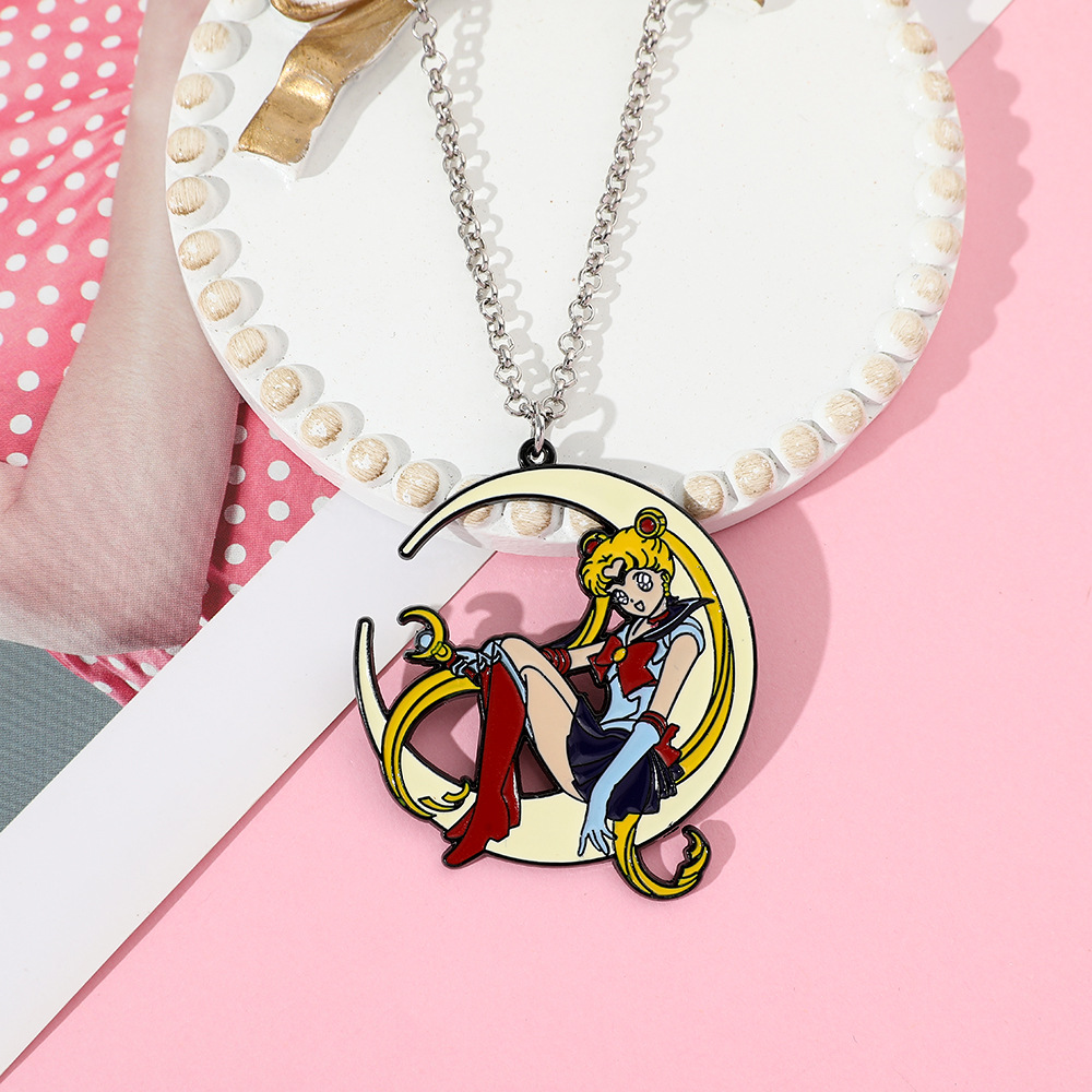 Zoete Anime Metalen Emaille Ke - Anime Pendant Necklace recensie en prijs