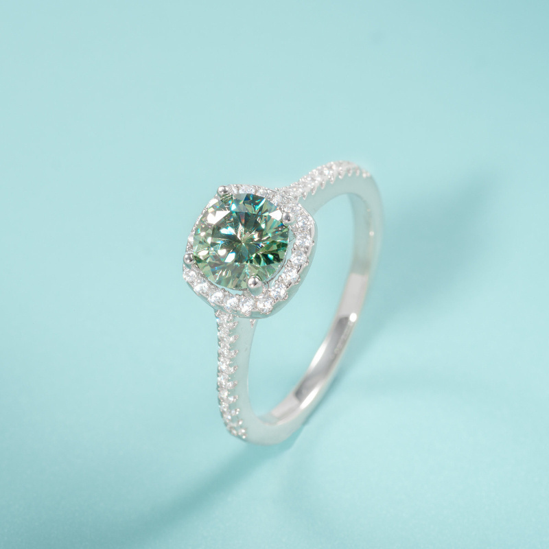 1PC 1/2/3 CARAT ronde geslepen - Moissanite Engagement Ring 1 Carat recensie en prijs