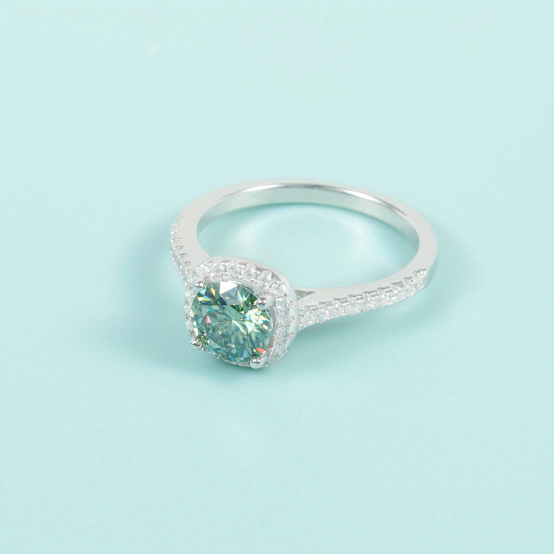 1PC 1/2/3 CARAT ronde geslepen - Moissanite Engagement Ring 1 Carat recensie en prijs