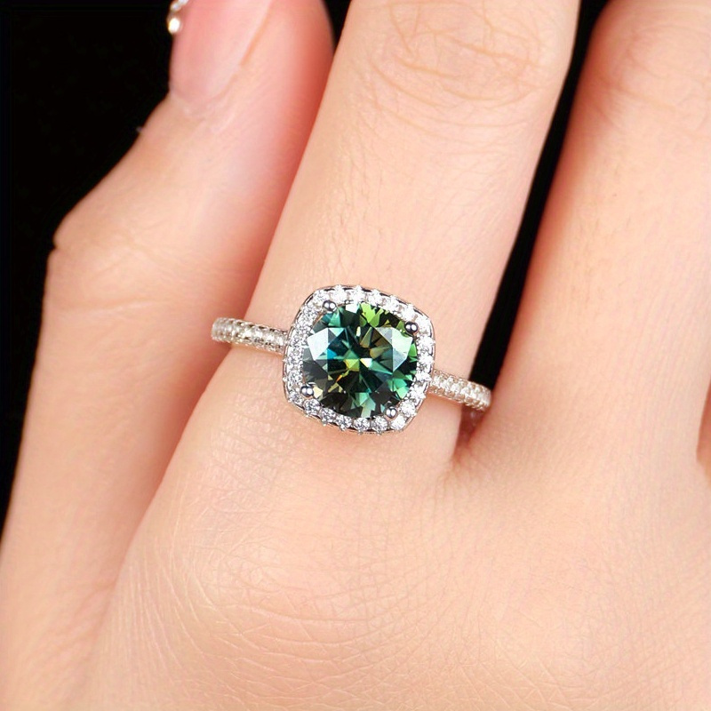 1PC 1/2/3 CARAT ronde geslepen - Moissanite Engagement Ring 1 Carat recensie en prijs